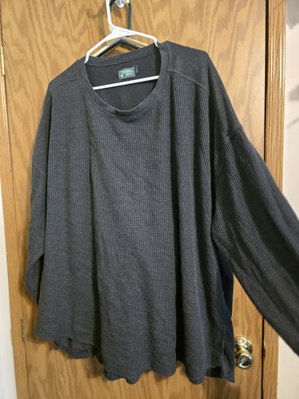 Terra & Sky Charcoal Gray Ribbed - 3 Piece Set - Picture 3 of 11